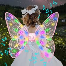 Swing Butterfly Wings with Light & Music
