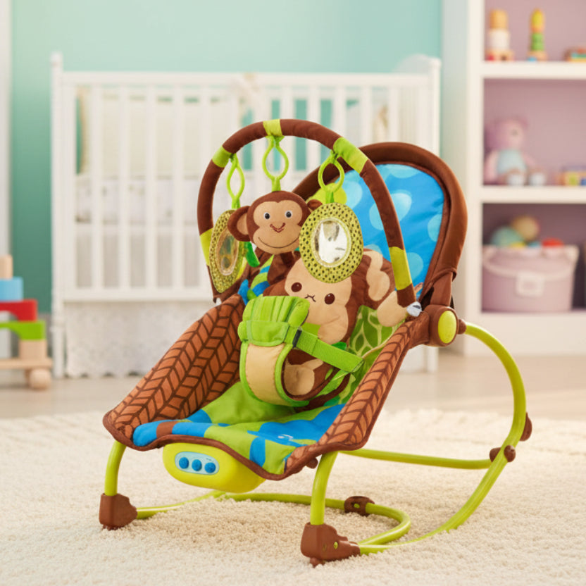Buy Monkey Theme Rocking Bouncer Online in Pakistan — Khanaan.pk