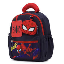 Spider- Man Theme Kids School Bag