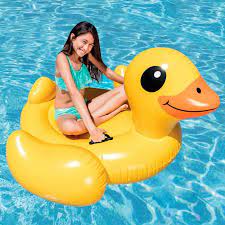 Jual Intex 57556 Yellow Duck Ride On