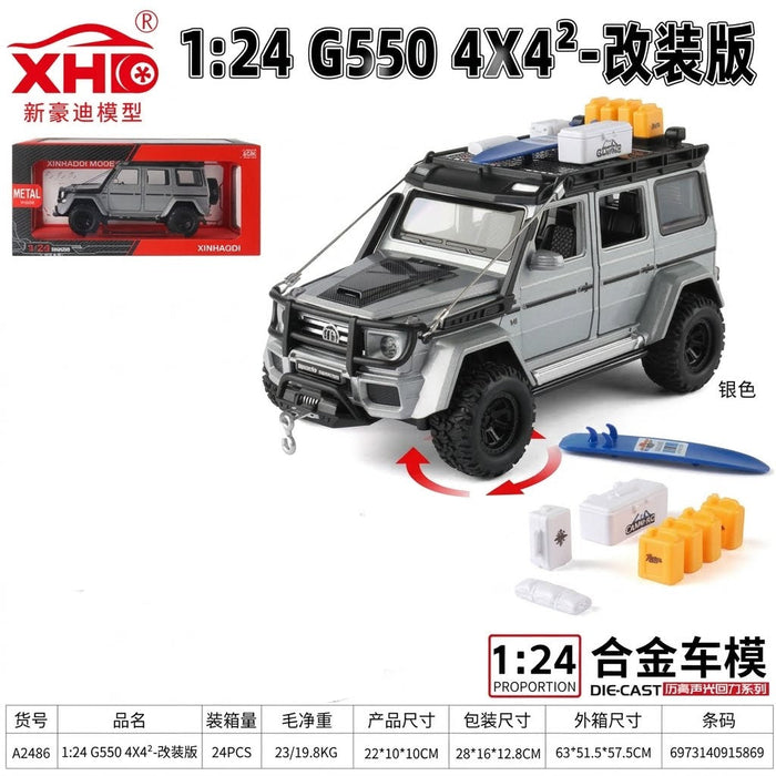 Diecast Mercedes Benz Brabus G550 Jeep with Light & Sound