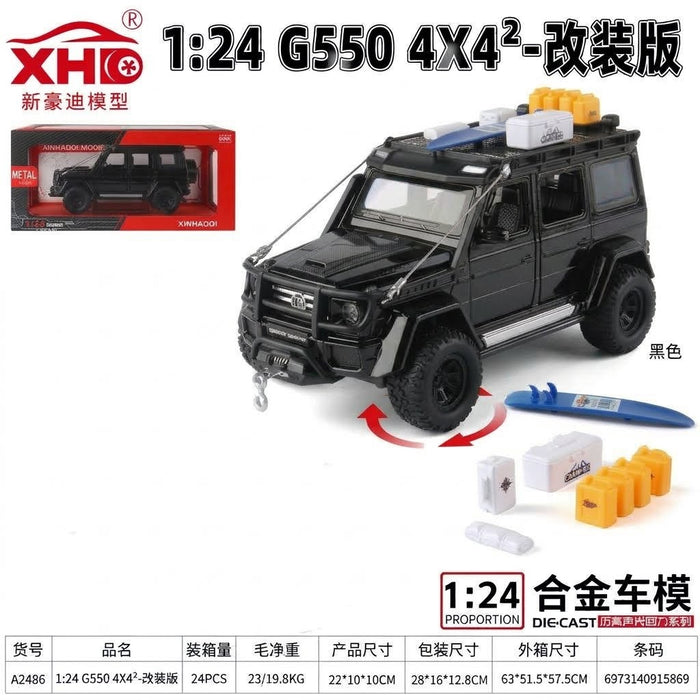 Diecast Mercedes Benz Brabus G550 Jeep with Light & Sound