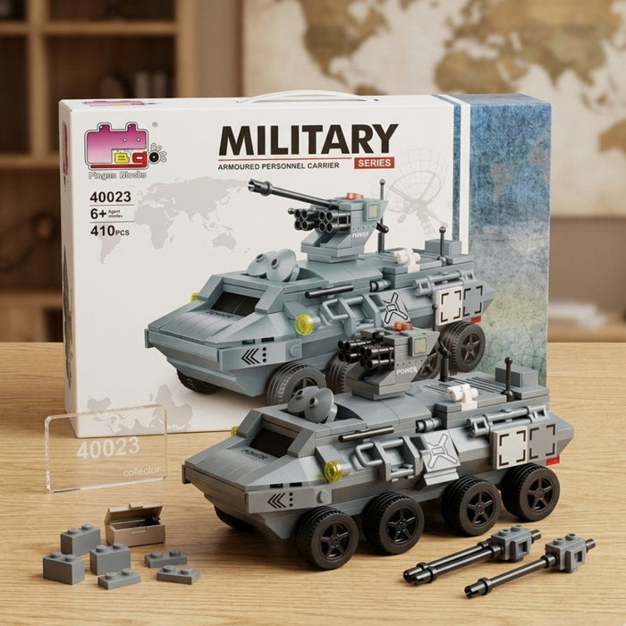 Military Armoured Personnel Carrier Building Blocks
