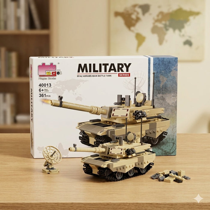 Military M1A2 Arban Main Battle Tank Blocks