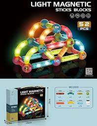 Light Magnetic Sticks Blocks