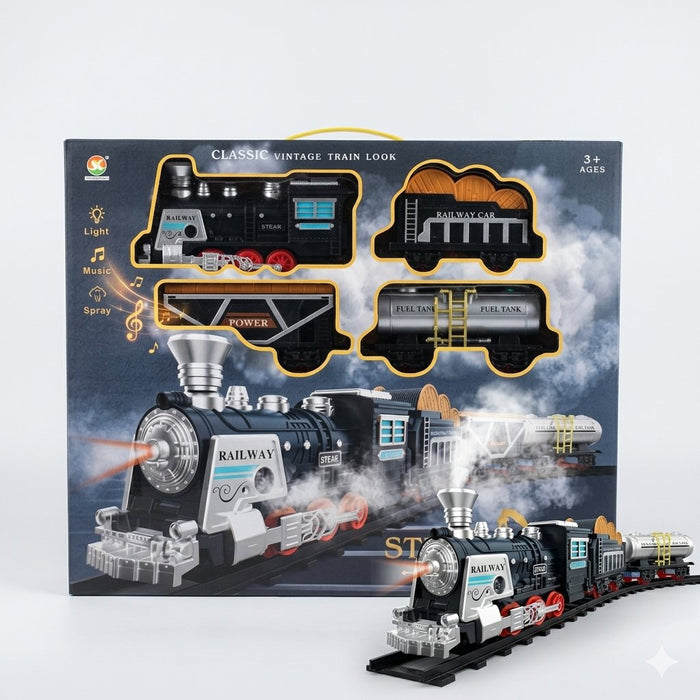 DIY Electric Vintage Train with Light & Music