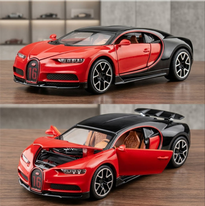 Diecast Mini Bugatti Chiron Car