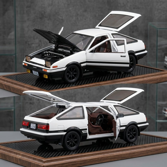Diecast Mini Initial D Toyota AE86  Sprinter Trueno Car