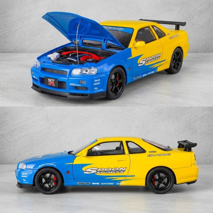 Diecast Nissan Skyline GT-R34 Car
