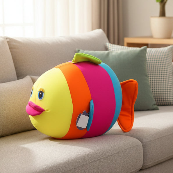 Multi-Color Soft Stuff Fish Toy