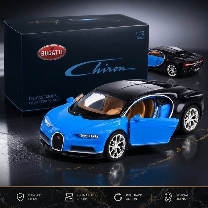 Diecast Bugatti Chiron Coupe Car