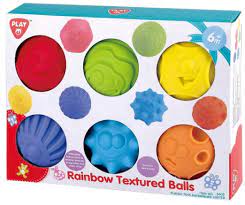 Play Go Rainbow Textured Balls