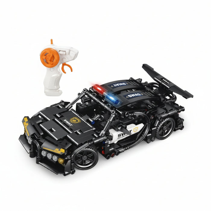 RC Swat Police Car Brick Blocks 396 Pieces
