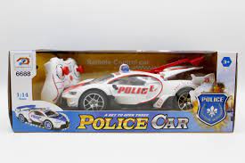 Rechargeable RC Police Racing Car