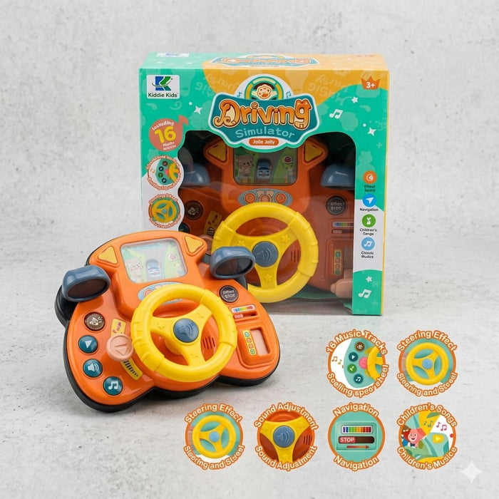 Baby Steering Wheel with 16 Music