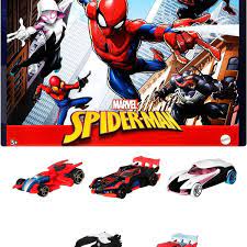 Hot Wheels Spider man Character Cars (HBY36)