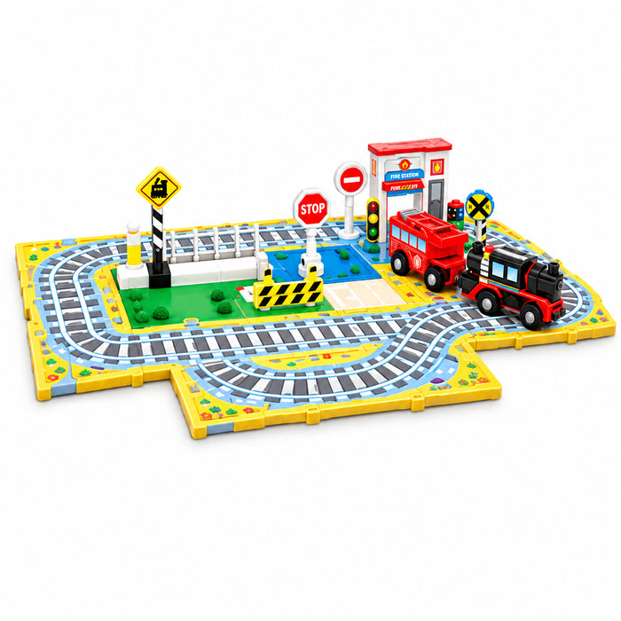 Magnetic Tiles Railway City Track 38 Pieces