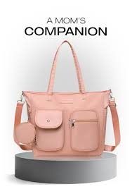 Blush Ease Multi-Pocket Diaper Bag