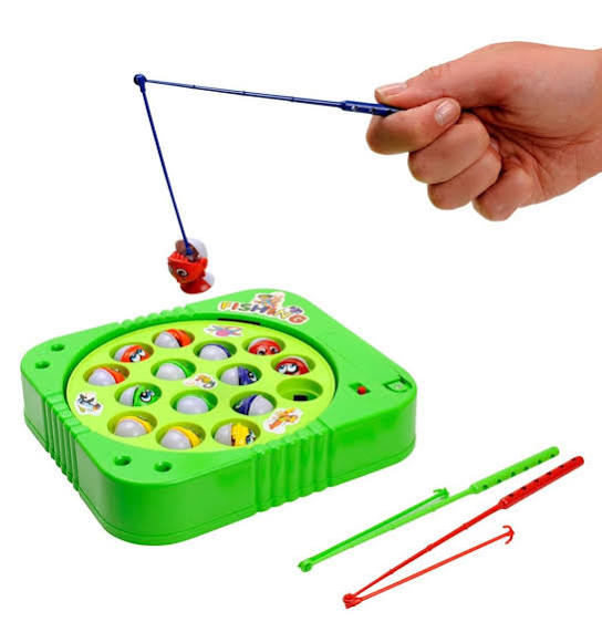 Rotating Board Fishing Game Toy