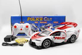 Rechargeable RC Police Racing Car