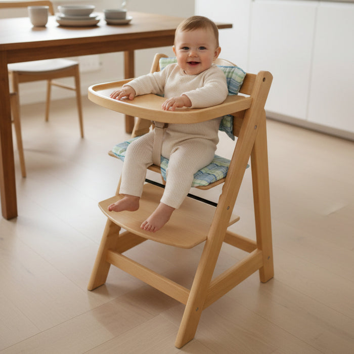 Wooden Portable Baby Dinning High Chair