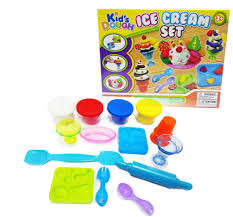 Beautiful Ice-cream Play Dough Set