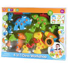 PlayGo 4 in 1 Dino Workshop Toy