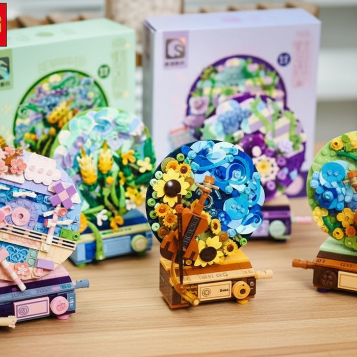 Sembo Flower Building Blocks Set