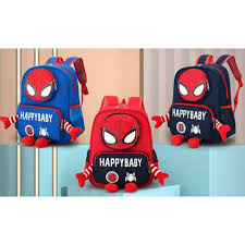 Happy Spider Man School Bag