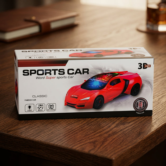 Sports Bump Car with 3D Lights & Music