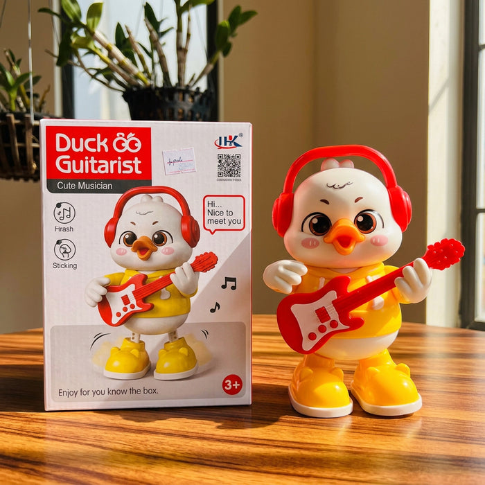 Dancing Guitar Duck with Music