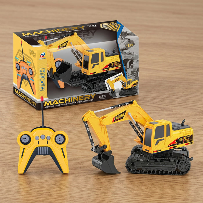 Remote Control Machinery Excavator Toy