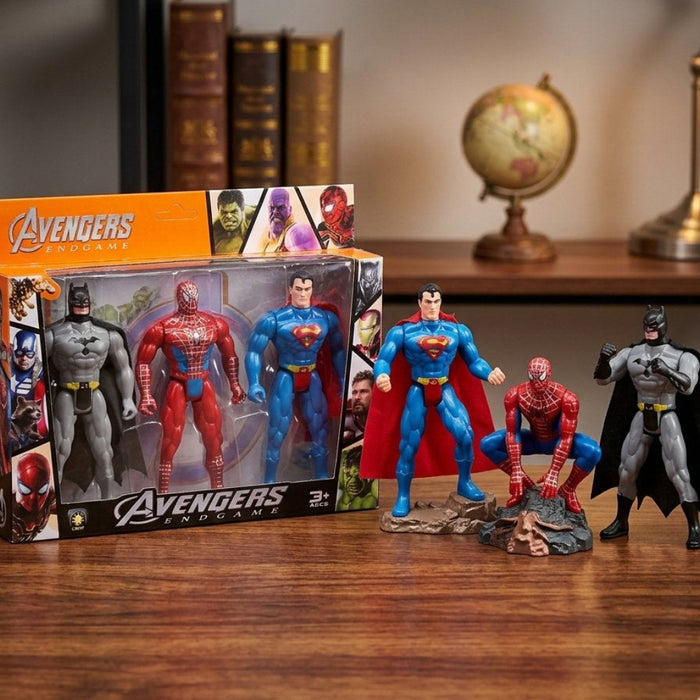 Avengers Characters & Figure with Light Pack of 3