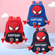 Happy Spider Man School Bag
