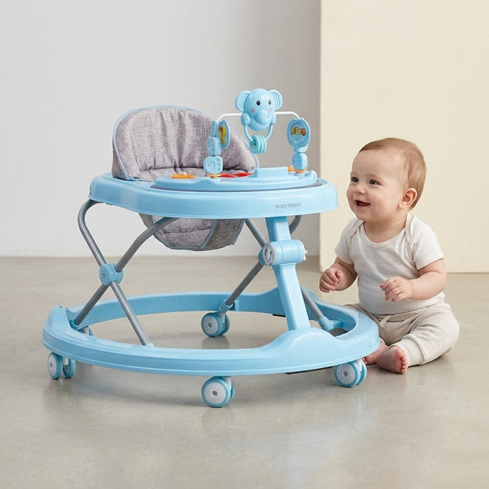 Easy Mom Elephant Theme Design Toy Bar Walker