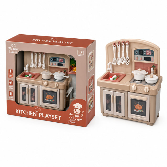Kitchen Capinet Playset with Light & Music