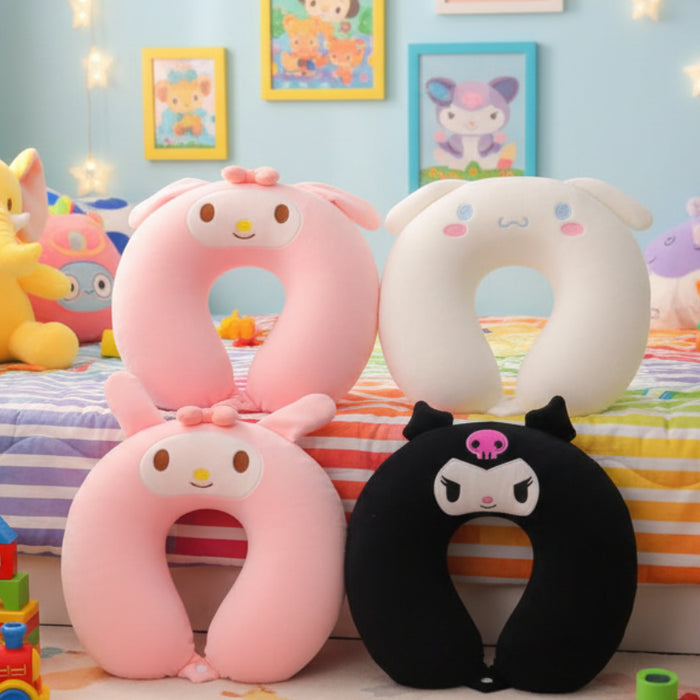 Kuromi Theme U-Shaped Travel Neck Pillow