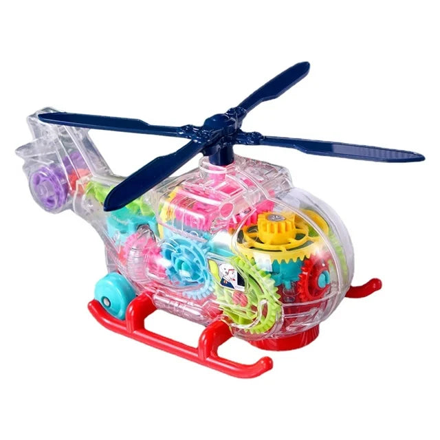 Electric Gear Helicopter with Lights & Sound