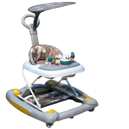2 in 1 Musical Baby Walker With Sunshade