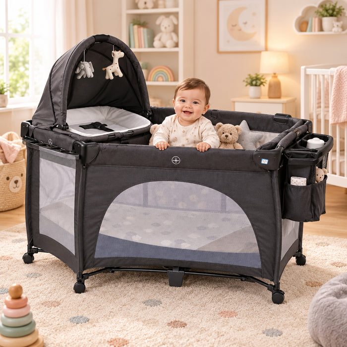 4-in-1 Infantes Premium Baby Playpen