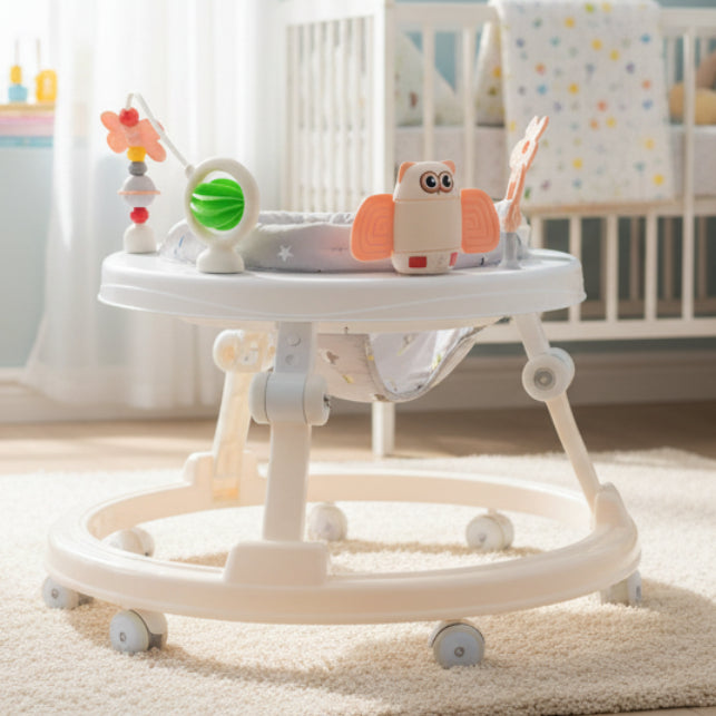 Cute Owl Theme  Kids Baby Walker