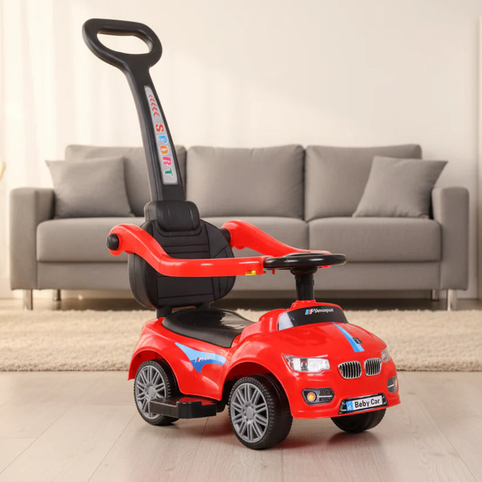 Smooth Wheel Push Car with Handle