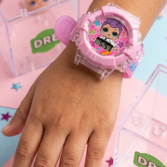 L.O.L. Surprise Kids Digital Spinner Watch with LED Light & Music