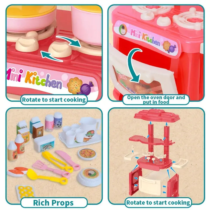 Mini Kitchen Set with Light & Sound
