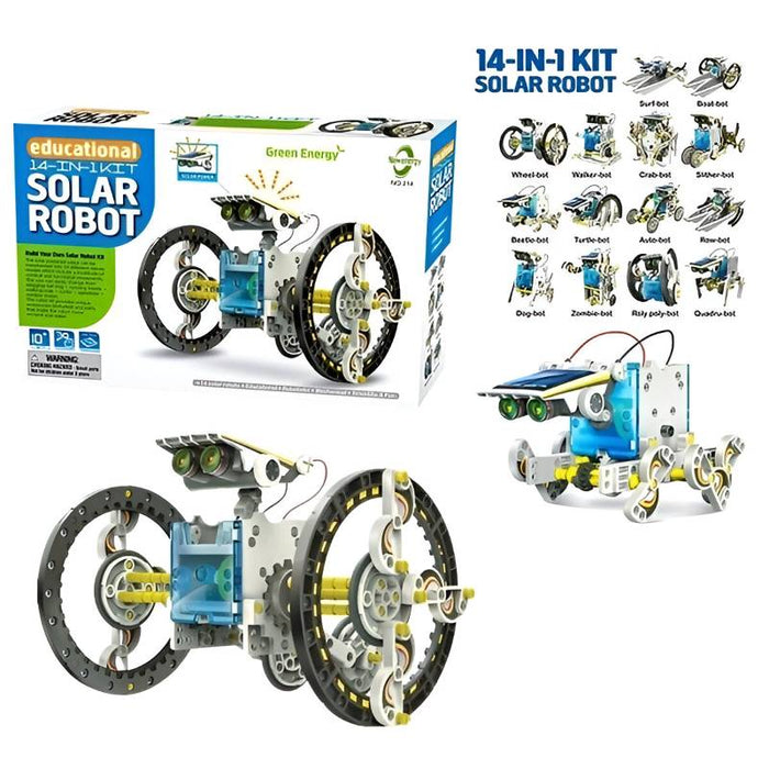 14 in 1 Kit Educational Solar Robot