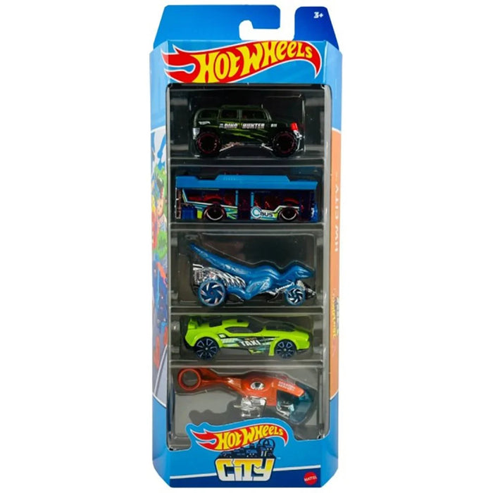Hot Wheels Diecast Car Pack of 5 HW City HLY76