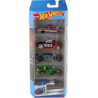 Hot Wheels Pack of 5 Exposed Engines HLY79