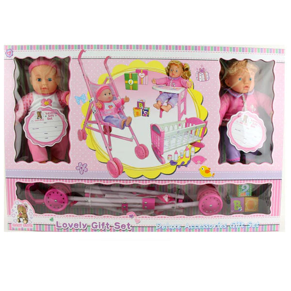 Pack of 2 Beautiful Doll with Accessory