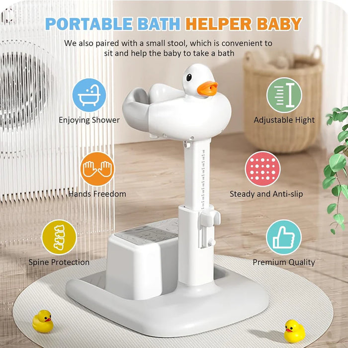 Duck Shape Deluxe Baby Bath Stand