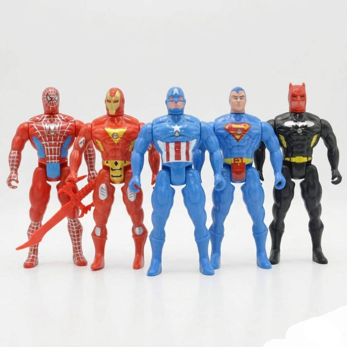 Avengers Mix Characters  Figure with Light Pack of 5